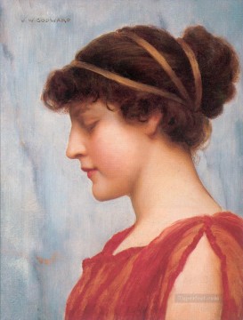 Ophelia Neoclassicist lady John William Godward Oil Paintings